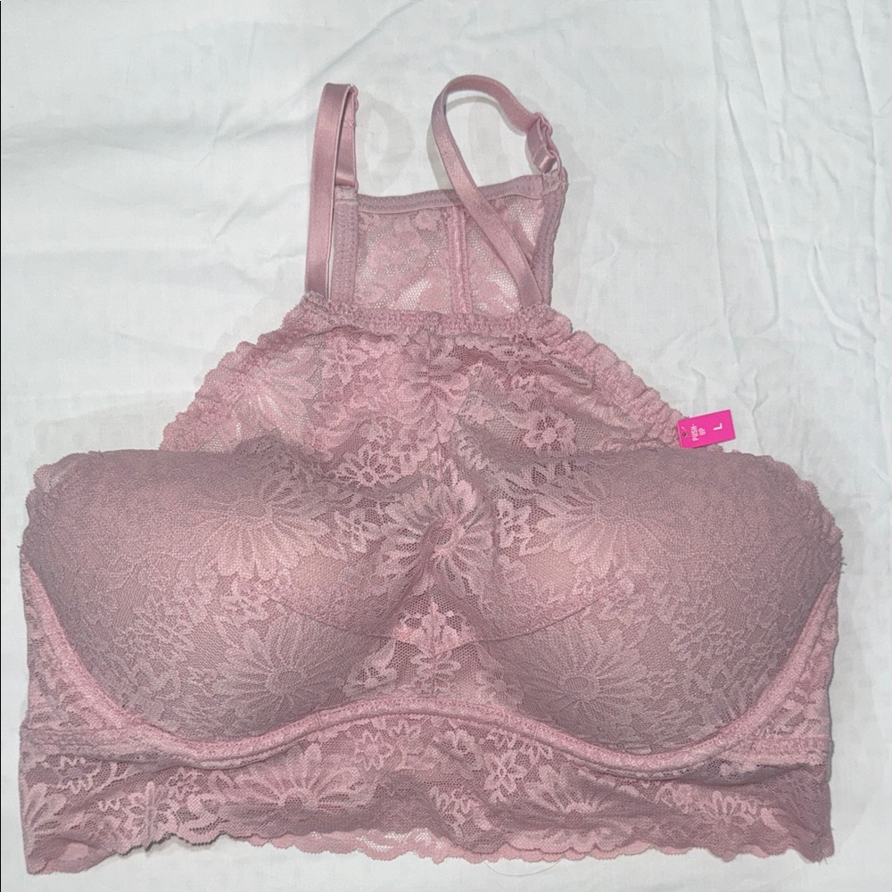 PINK Push-up Lace Bralette